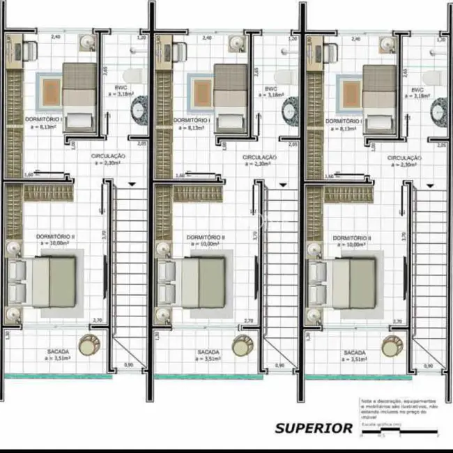 Foto 6 de Casa com 2 quartos à venda, 72m2 em Sao Jose - SC