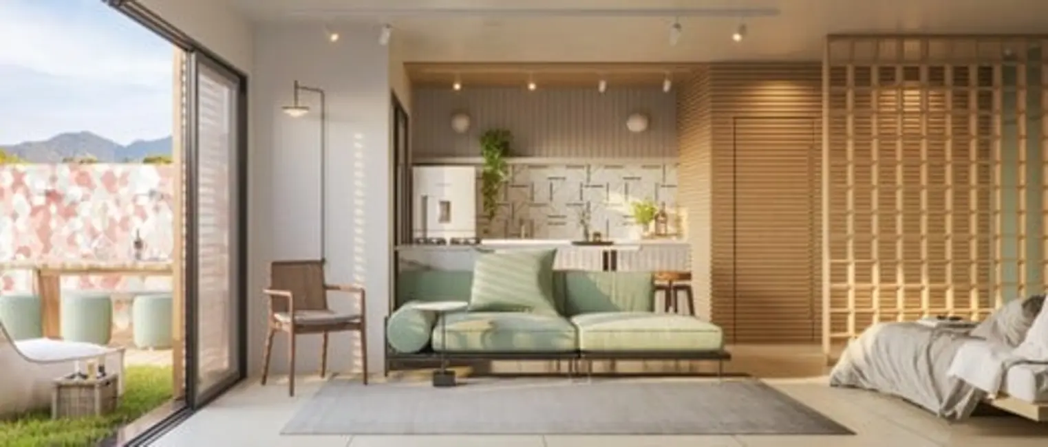 Foto 5 de Loft / Flat com 1 quarto à venda, 77m2 em Florianopolis - SC