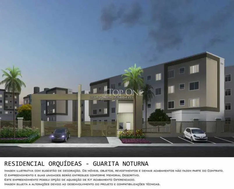 Foto 2 de Apartamento com 2 quartos à venda, 43m2 em Palhoca - SC