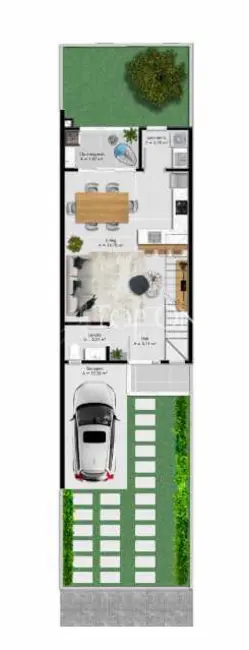 Foto 4 de Casa com 3 quartos à venda, 120m2 em Palhoca - SC