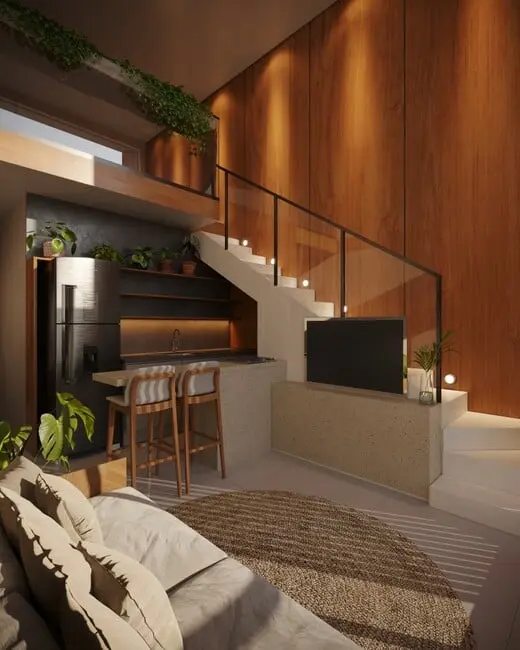 Foto 3 de Loft / Flat com 1 quarto à venda, 42m2 em Florianopolis - SC