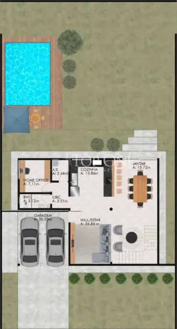 Casa com 3 quartos à venda, 236m2 em Florianopolis - SC - imagem 4 Foto 4 de Casa com 3 quartos à venda, 236m2 em Florianopolis - SC