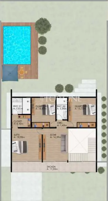 Casa com 3 quartos à venda, 236m2 em Florianopolis - SC - imagem 5 Foto 5 de Casa com 3 quartos à venda, 236m2 em Florianopolis - SC