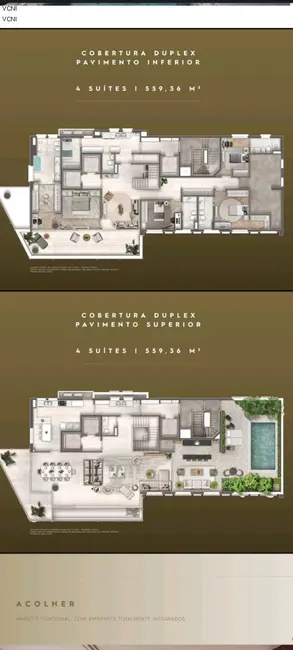 Apartamento com 4 quartos à venda, 293m2 em Vila Nova Conceição, São Paulo - SP - imagem 6 Foto 6 de Apartamento com 4 quartos à venda, 293m2 em Vila Nova Conceição, São Paulo - SP