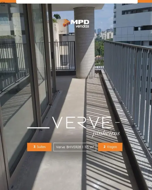 Foto 4 de Apartamento com 3 quartos à venda, 115m2 em Pinheiros, São Paulo - SP