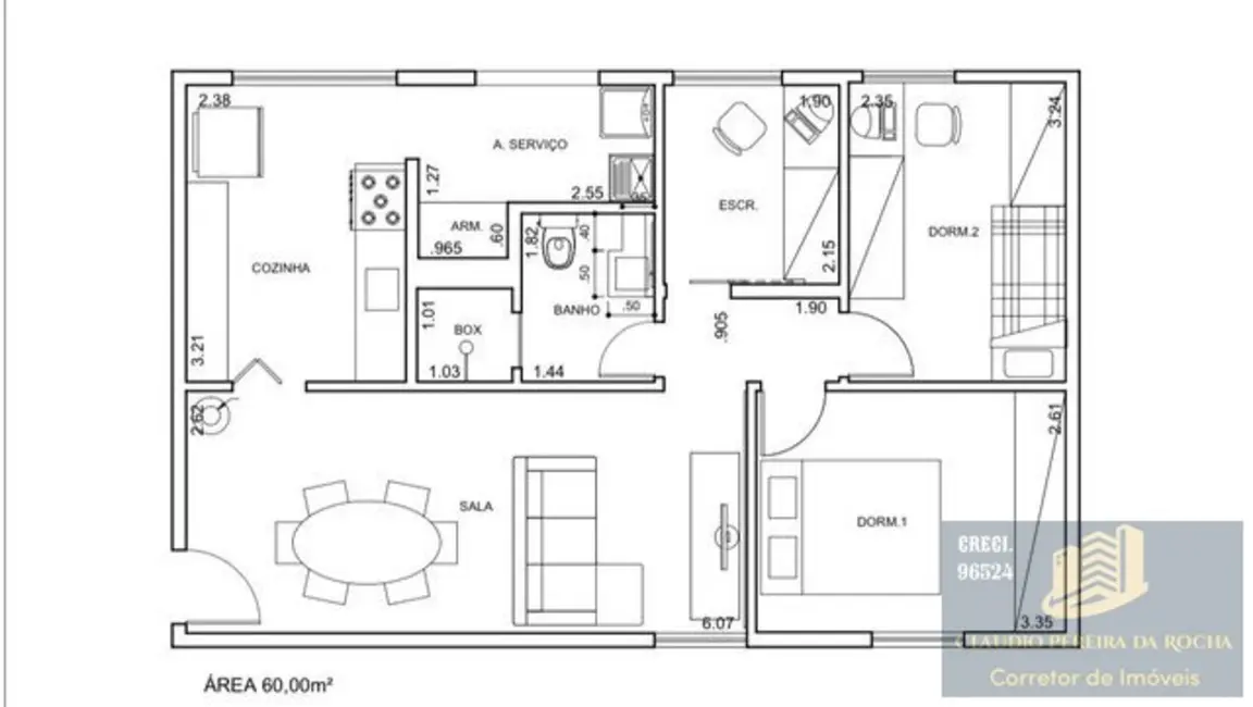 Foto 7 de Apartamento com 2 quartos à venda, 60m2 em Piratininga, Osasco - SP