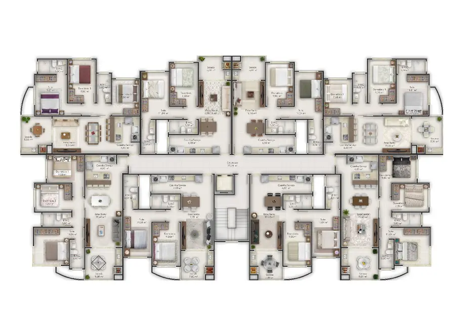 Foto 8 de Apartamento com 2 quartos à venda, 68m2 em Governador Celso Ramos - SC