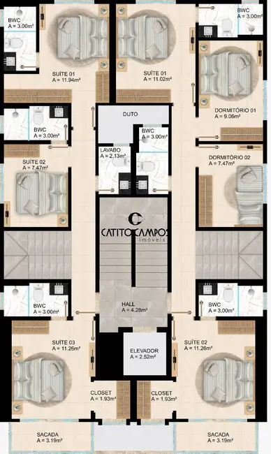 Foto 9 de Apartamento com 2 quartos à venda, 69m2 em Governador Celso Ramos - SC