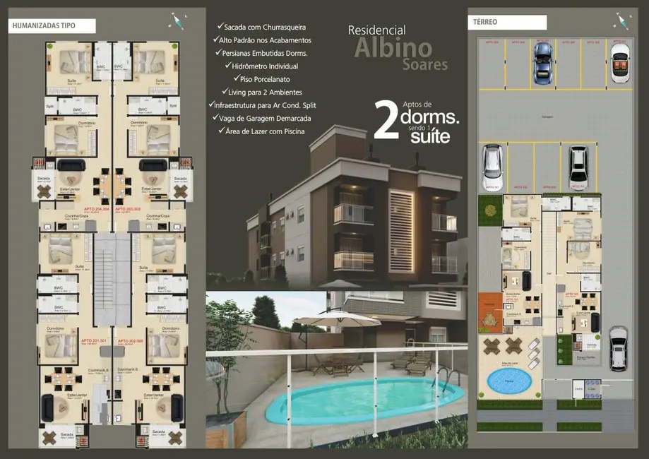 Foto 8 de Apartamento com 2 quartos à venda, 64m2 em Governador Celso Ramos - SC