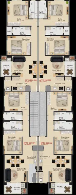 Foto 4 de Apartamento com 2 quartos à venda, 64m2 em Governador Celso Ramos - SC