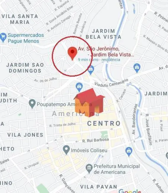 Foto 4 de Casa com 5 quartos à venda, 396m2 em Jardim Bela Vista, Americana - SP