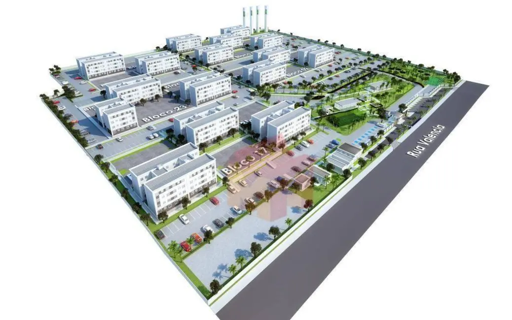 Foto 2 de Apartamento com 2 quartos à venda, 45m2 em Jardim Bertoni, Americana - SP