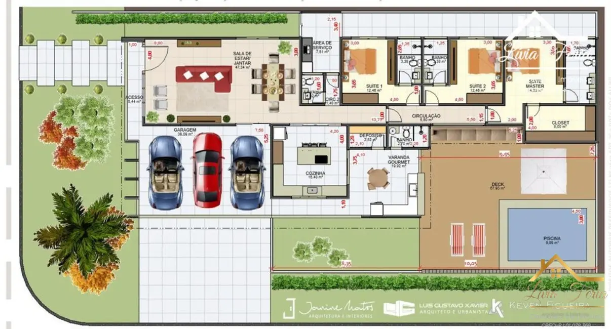 Foto 7 de Casa de Condomínio com 3 quartos à venda, 200m2 em Parque Rodoviário, Campos Dos Goytacazes - RJ