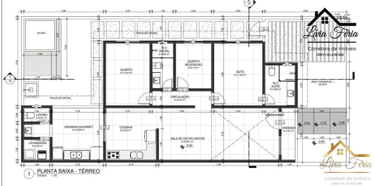 Foto 8 de Casa com 3 quartos à venda, 105m2 em Parque São Benedito, Campos Dos Goytacazes - RJ
