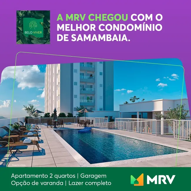 Foto 1 de Apartamento com 2 quartos à venda, 42m2 em Samambaia Sul (Samambaia), Brasilia - DF