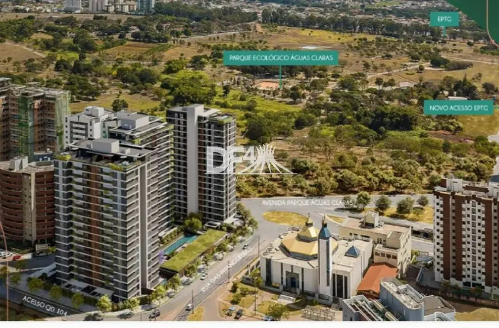 Foto 4 de Apartamento com 4 quartos à venda, 157m2 em Norte (Águas Claras), Brasilia - DF