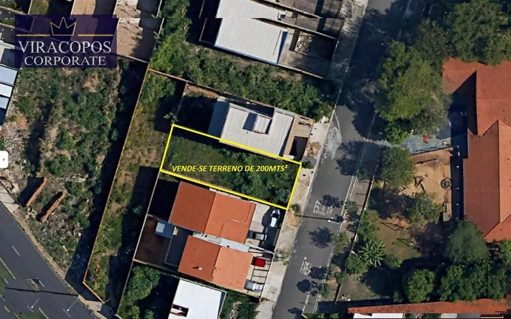 Foto 3 de Terreno / Lote à venda, 200m2 em Vila Perseu Leite de Barros, Campinas - SP