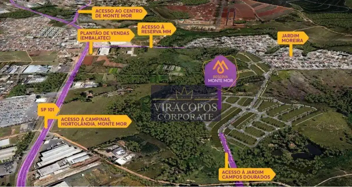 Foto 1 de Terreno / Lote à venda, 160m2 em Monte Mor - SP