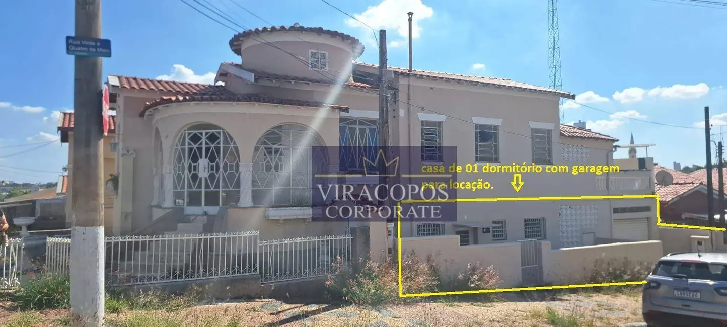 Foto 2 de Casa com 1 quarto para alugar, 220m2 em Vila Industrial, Campinas - SP