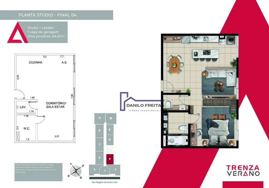 Foto 8 de Apartamento com 2 quartos à venda, 4172m2 em Alvinópolis, Atibaia - SP