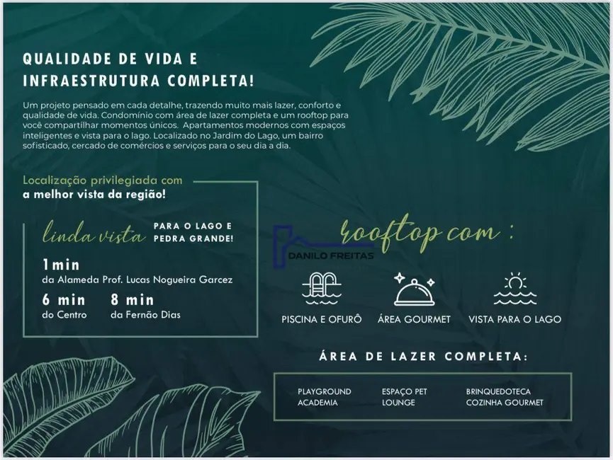 Foto 7 de Apartamento com 3 quartos à venda, 85m2 em Jardim do Lago, Atibaia - SP