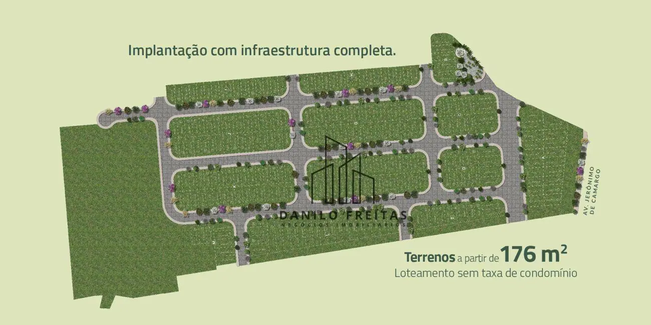 Foto 5 de Terreno / Lote à venda, 176m2 em Jardim Terceiro Centenário, Atibaia - SP