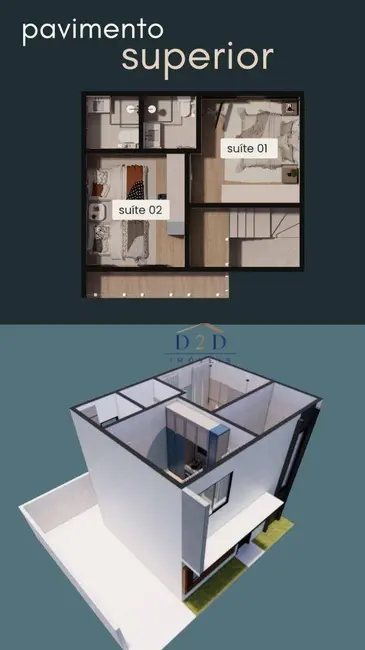 Casa de Condomínio com 2 quartos à venda, 69m2 em Loteamento Vale das Flores, Atibaia - SP - imagem 4 Foto 4 de Casa de Condomínio com 2 quartos à venda, 69m2 em Loteamento Vale das Flores, Atibaia - SP