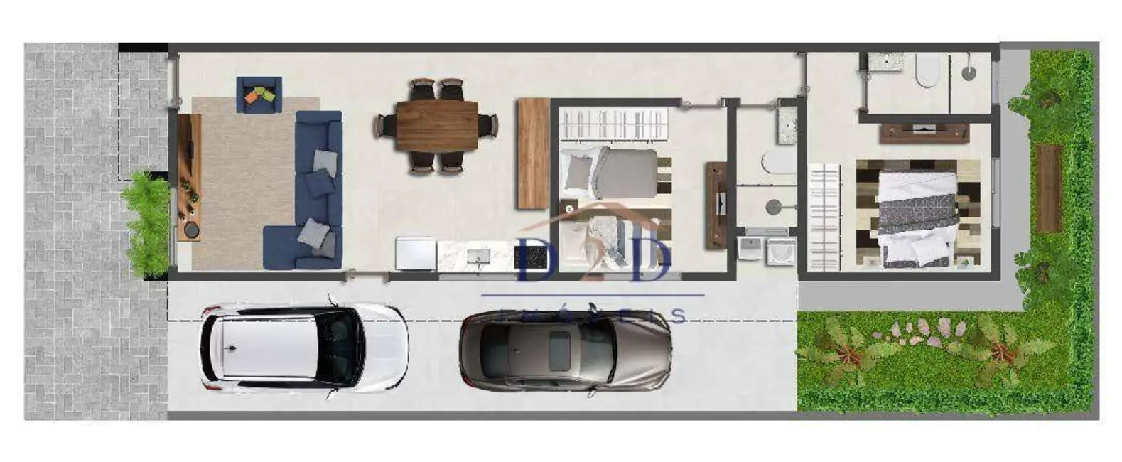 Foto 2 de Casa de Condomínio com 2 quartos à venda, 70m2 em Loteamento Vale das Flores, Atibaia - SP