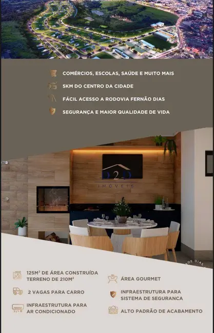 Casa com 3 quartos à venda, 210m2 em Jardim das Cerejeiras, Atibaia - SP - imagem 2 Foto 2 de Casa com 3 quartos à venda, 210m2 em Jardim das Cerejeiras, Atibaia - SP