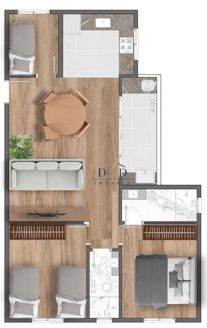 Foto 4 de Apartamento com 2 quartos à venda, 64m2 em Atibaia - SP