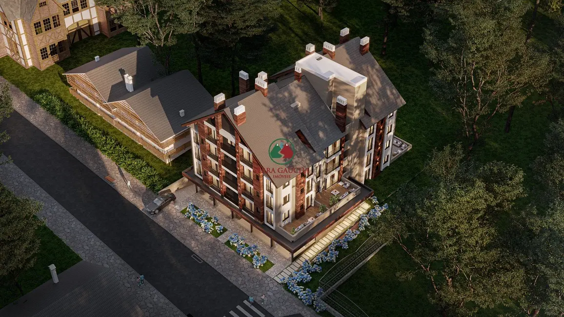 Apartamento com 2 quartos à venda, 74m2 em Gramado - RS - imagem 3 Foto 3 de Apartamento com 2 quartos à venda, 74m2 em Gramado - RS