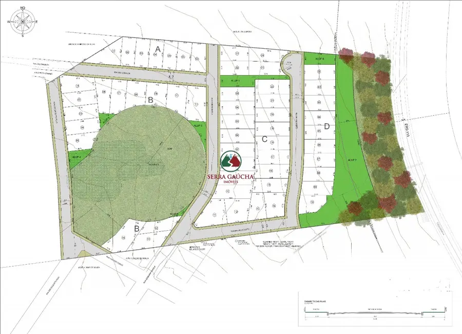 Foto 1 de Terreno / Lote à venda, 484m2 em Gramado, RS