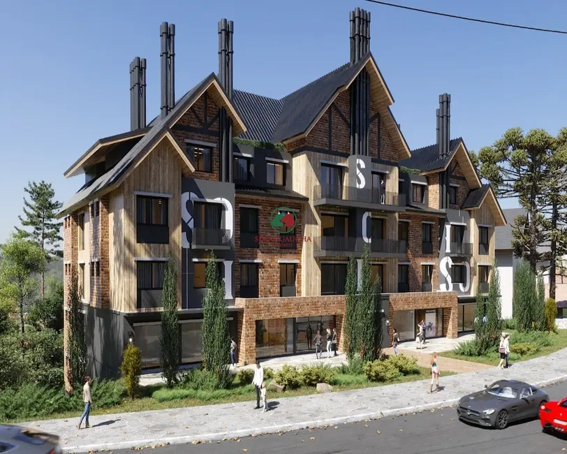 Apartamento com 2 quartos à venda, 88m2 em Gramado - RS - imagem 2 Foto 2 de Apartamento com 2 quartos à venda, 88m2 em Gramado - RS