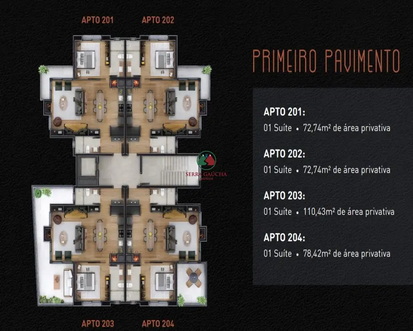 Foto 5 de Apartamento com 2 quartos à venda, 96m2 em Centro, Gramado - RS