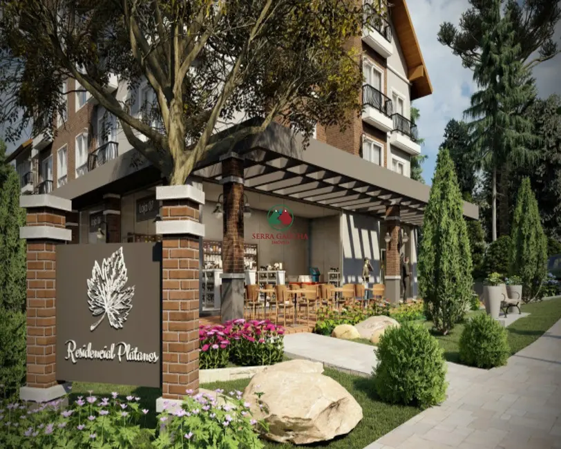 Apartamento com 1 quarto à venda, 55m2 em Gramado - RS - imagem 1 Foto 1 de Apartamento com 1 quarto à venda, 55m2 em Gramado - RS
