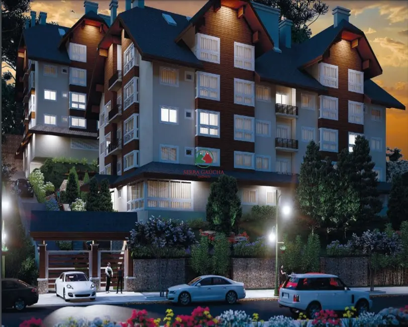 Apartamento com 1 quarto à venda, 53m2 em Gramado - RS - imagem 2 Foto 2 de Apartamento com 1 quarto à venda, 53m2 em Gramado - RS