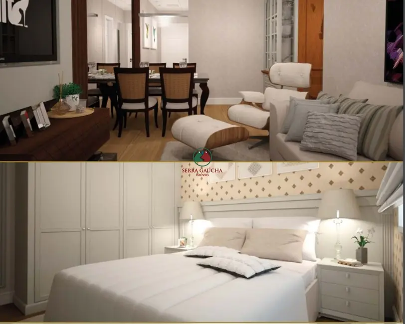 Apartamento com 2 quartos à venda, 75m2 em Gramado - RS - imagem 3 Foto 3 de Apartamento com 2 quartos à venda, 75m2 em Gramado - RS