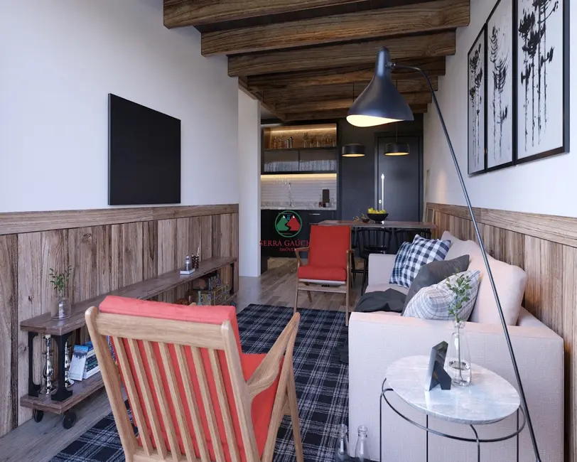 Apartamento com 2 quartos à venda, 70m2 em Gramado - RS - imagem 4 Foto 4 de Apartamento com 2 quartos à venda, 70m2 em Gramado - RS