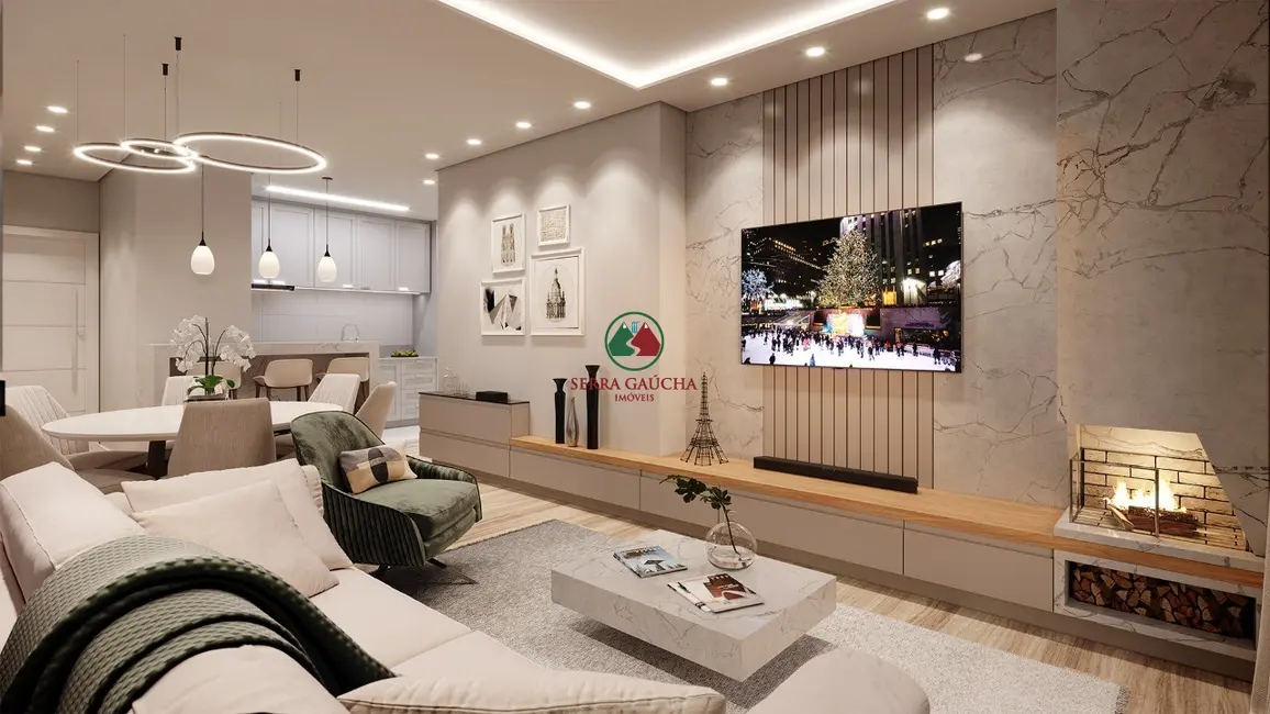 Apartamento com 2 quartos à venda, 79m2 em Gramado - RS - imagem 4 Foto 4 de Apartamento com 2 quartos à venda, 79m2 em Gramado - RS