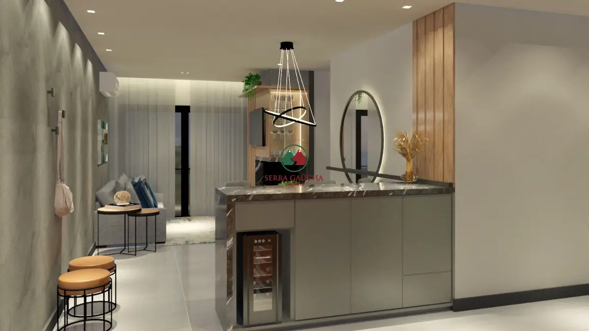 Apartamento com 2 quartos à venda, 57m2 em Gramado - RS - imagem 3 Foto 3 de Apartamento com 2 quartos à venda, 57m2 em Gramado - RS