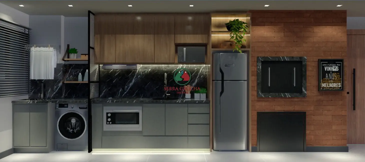 Apartamento com 2 quartos à venda, 57m2 em Gramado - RS - imagem 8 Foto 8 de Apartamento com 2 quartos à venda, 57m2 em Gramado - RS