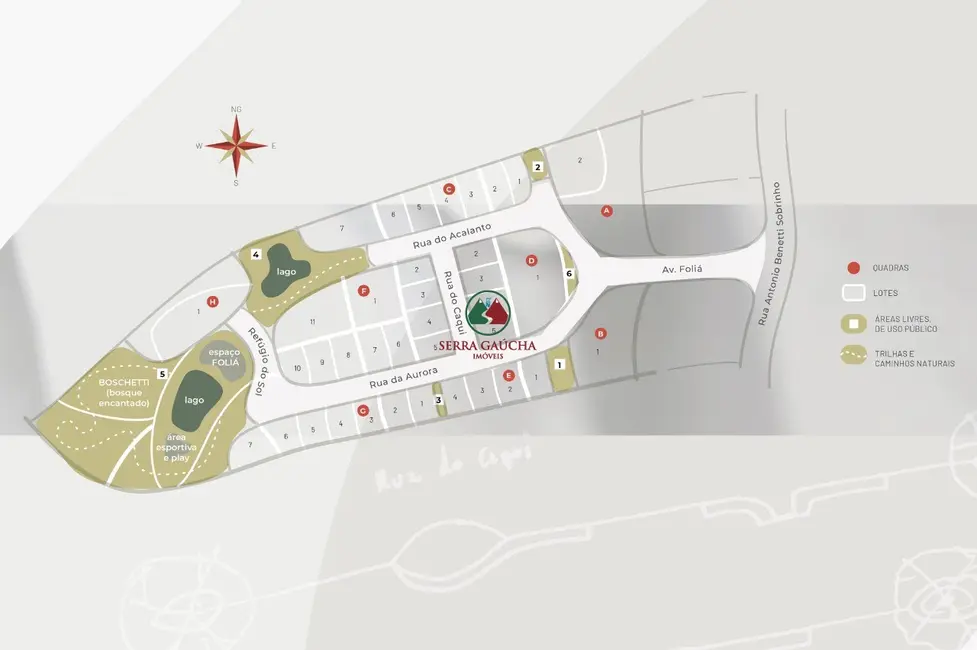 Foto 1 de Terreno / Lote à venda, 800m2 em Gramado - RS