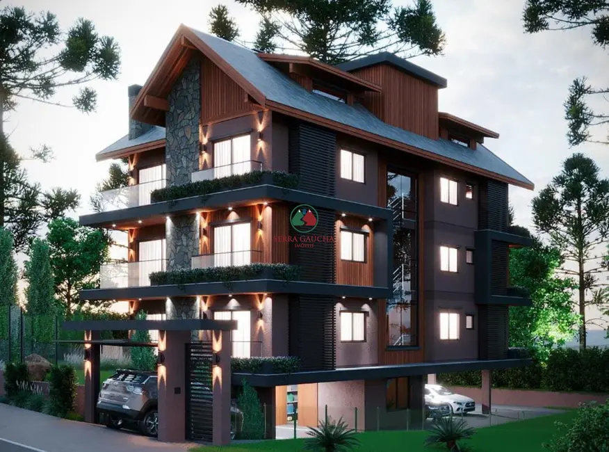 Apartamento com 3 quartos à venda, 90m2 em Gramado - RS - imagem 1 Foto 1 de Apartamento com 3 quartos à venda, 90m2 em Gramado - RS