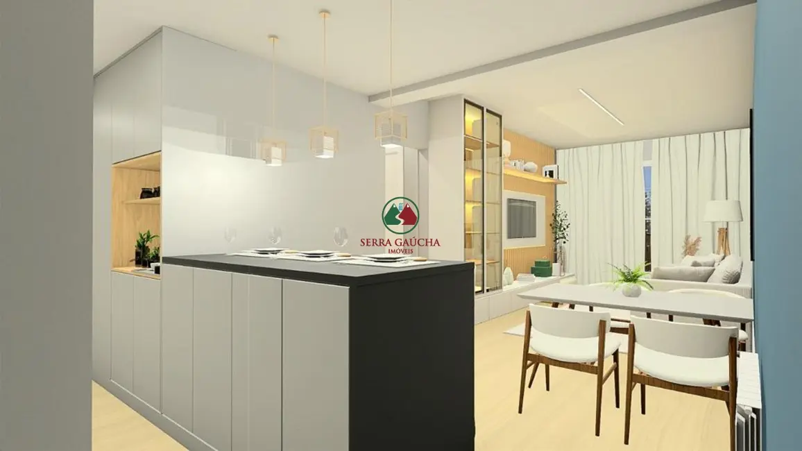 Apartamento com 1 quarto à venda, 51m2 em Gramado - RS - imagem 4 Foto 4 de Apartamento com 1 quarto à venda, 51m2 em Gramado - RS