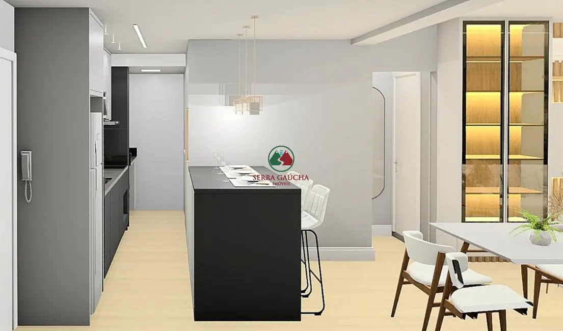 Apartamento com 1 quarto à venda, 51m2 em Gramado - RS - imagem 3 Foto 3 de Apartamento com 1 quarto à venda, 51m2 em Gramado - RS