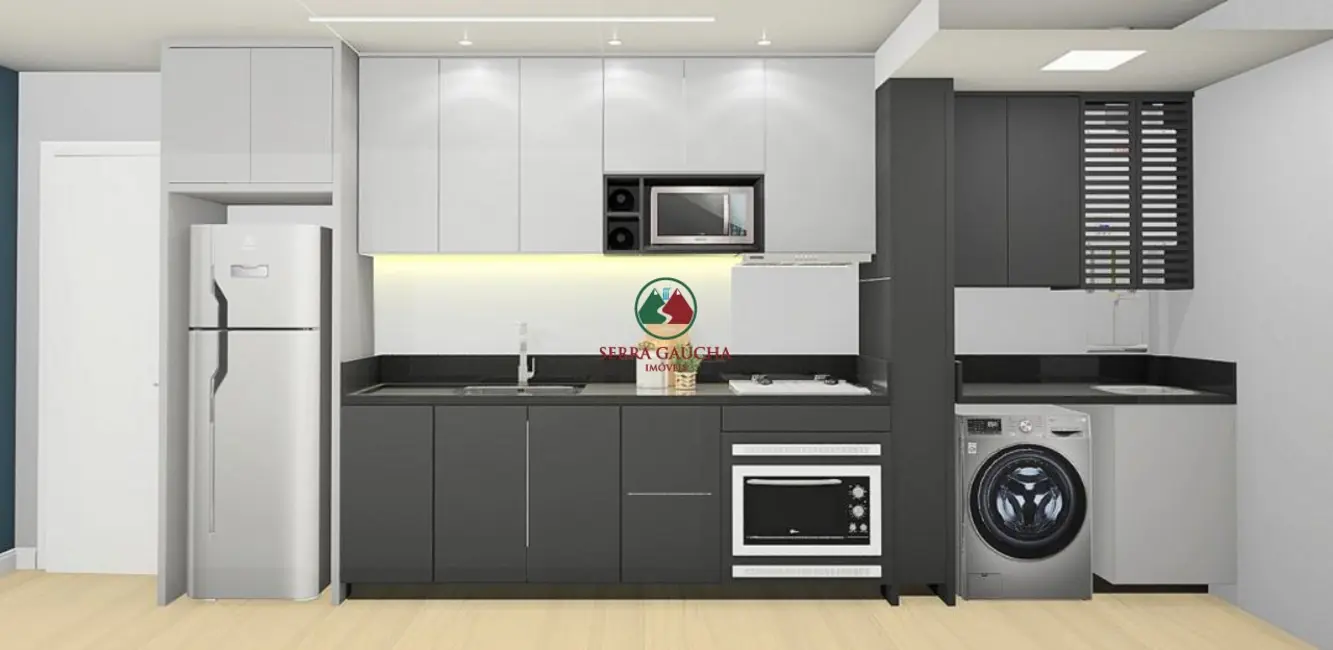 Apartamento com 1 quarto à venda, 51m2 em Gramado - RS - imagem 6 Foto 6 de Apartamento com 1 quarto à venda, 51m2 em Gramado - RS