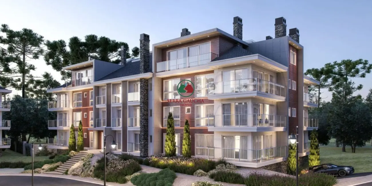 Apartamento com 1 quarto à venda, 66m2 em Gramado - RS - imagem 2 Foto 2 de Apartamento com 1 quarto à venda, 66m2 em Gramado - RS