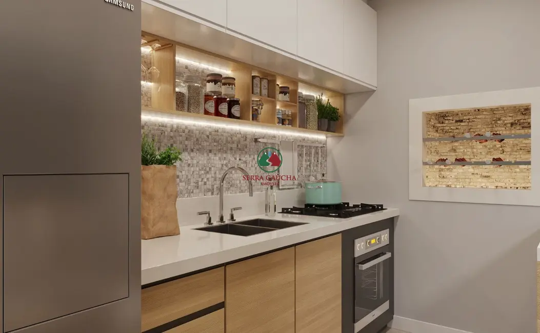 Apartamento com 2 quartos à venda, 79m2 em Gramado - RS - imagem 3 Foto 3 de Apartamento com 2 quartos à venda, 79m2 em Gramado - RS