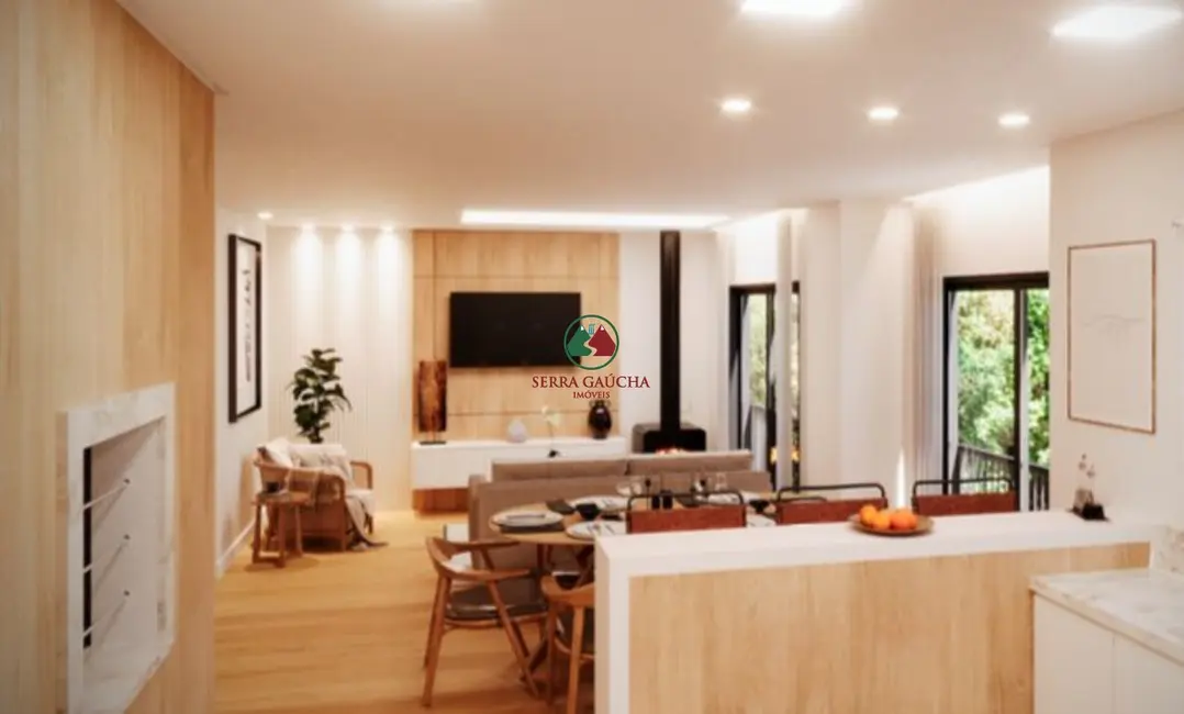 Apartamento com 3 quartos à venda, 107m2 em Gramado - RS - imagem 3 Foto 3 de Apartamento com 3 quartos à venda, 107m2 em Gramado - RS