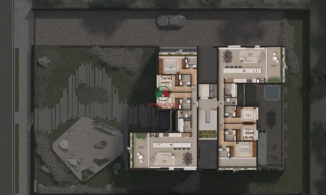 Foto 2 de Apartamento com 3 quartos à venda, 139m2 em Gramado - RS
